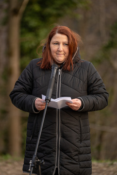 Odprtje saniranega plazu in ceste Špitalič Dolina (5)